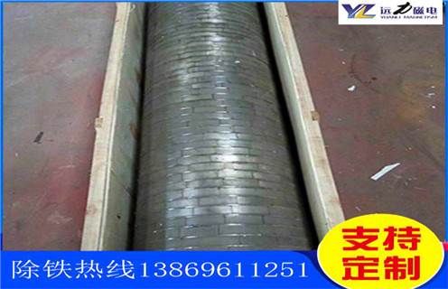 筒辊式磁选机，湖北筒辊式磁选机_湖北筒辊式磁选机磁场强度工作原理一般为多少_磁块如何排列