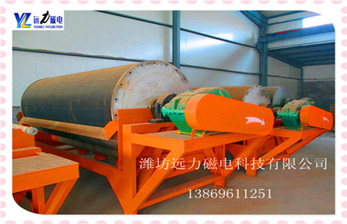 永磁筒式磁机，山东永磁筒式磁选机是不是强磁_远力山东永磁筒式磁选机是不是强磁的结构磁场分布图 