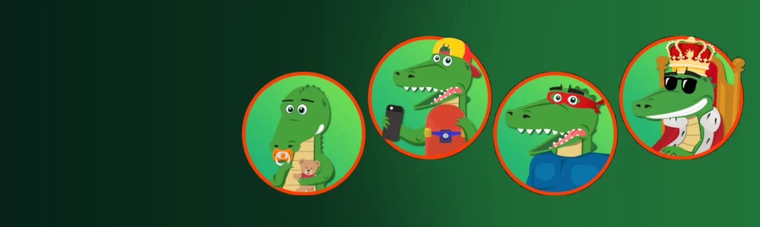 PlayCroco loyalty program – BabyCroco, JuniorCroco, SuperCroco and RoyalCroco